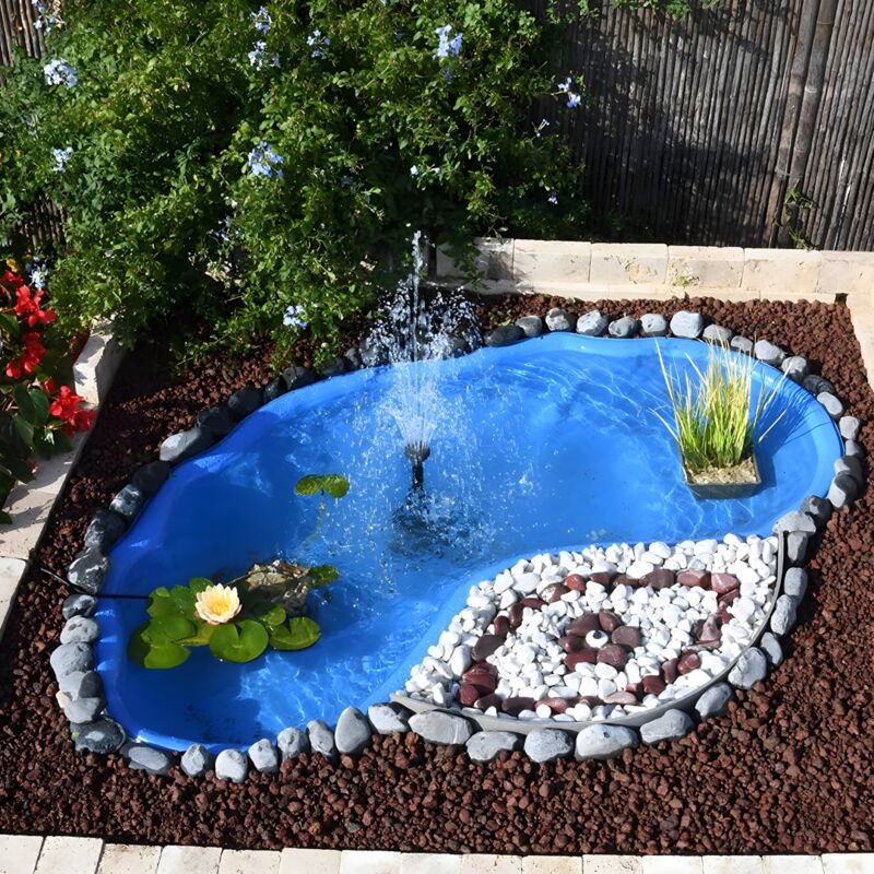 foto del prodotto laghetto da giardino nemi azzurro litri 270 da 180x100xh36