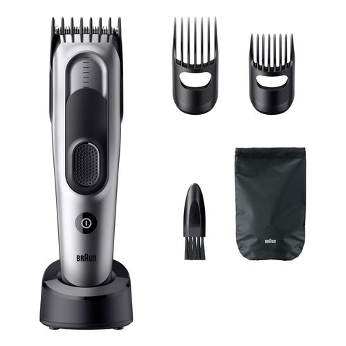 immagine 0 del prodotto braun hc7590 tagliacapelli nero, argento 17 nichel metallo idruro nimh 