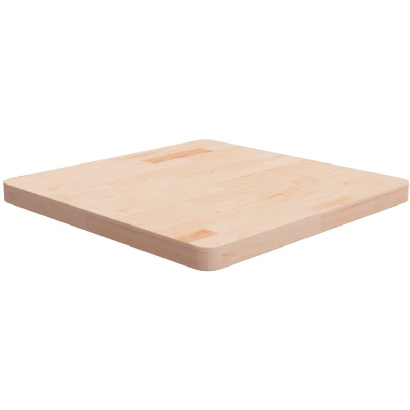 foto del prodotto vidaxl piano tavolo quadrato 60x60x4 cm massello rovere non trattato