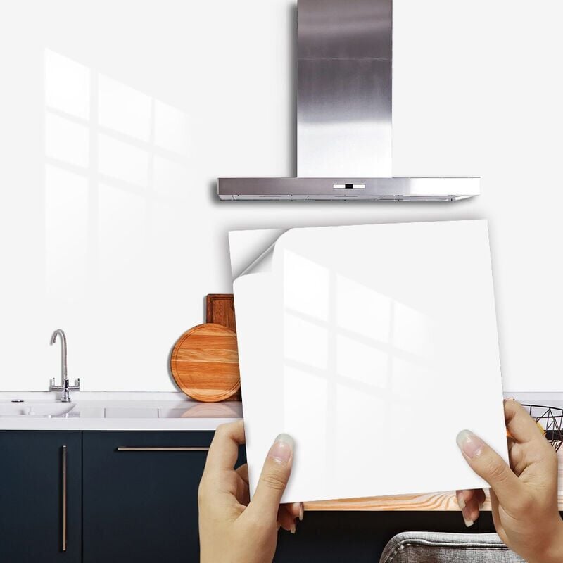 foto del prodotto alovez adesivo paraschizzi per cucina 30x30 adesivi per cucina in marmo bianco adesivi per pareti cucina piastrelle adesive per pareti adesivi per