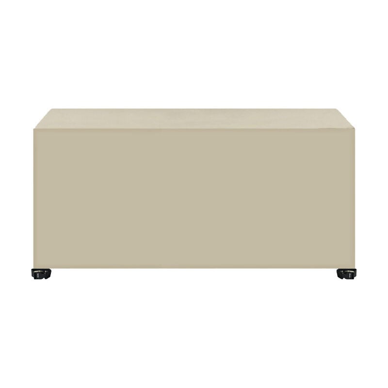 foto del prodotto copertura per mobili da giardino, grande copertura protettiva per mobili da giardino quadrati 120x120x74cm bianco crema