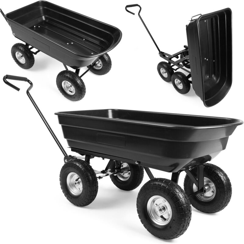 foto del prodotto carrello da giardino ribaltabile 75l humberg 4871