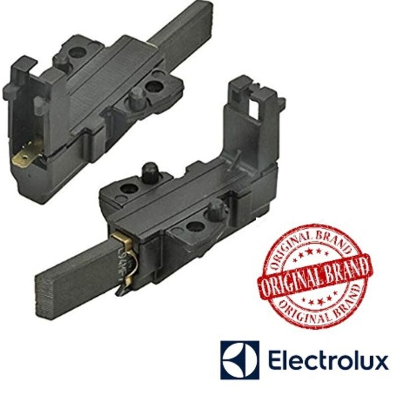 foto del prodotto kit spazzole motore lavatrice carboncini ariston electrolux rex originale