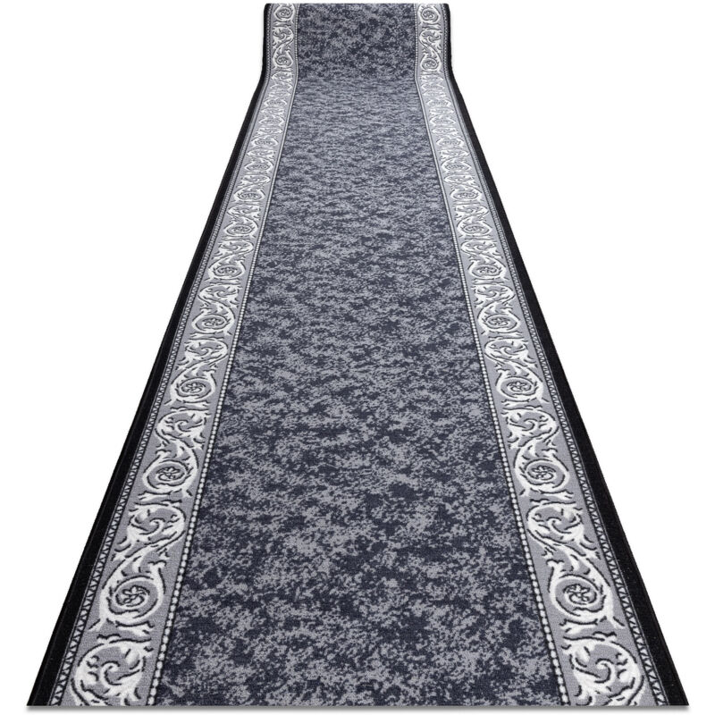 foto del prodotto rugsx passatoia gommata romantic ornamento, antiscivolo grigio 80 cm grey 80x120 cm