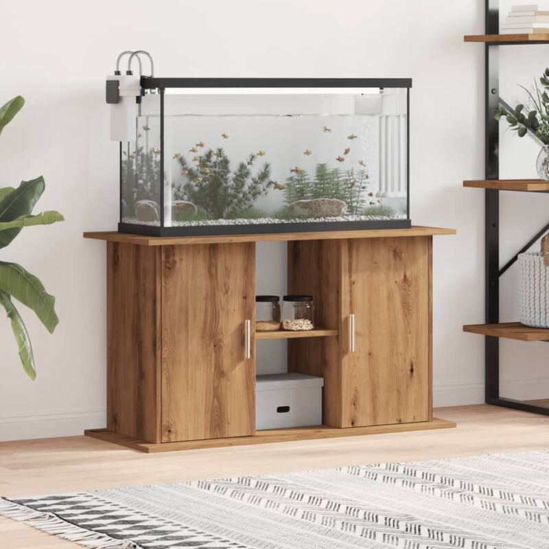 foto del prodotto supporto acquario 101x41x58 cm multistrato rovere artigianale vidaxl
