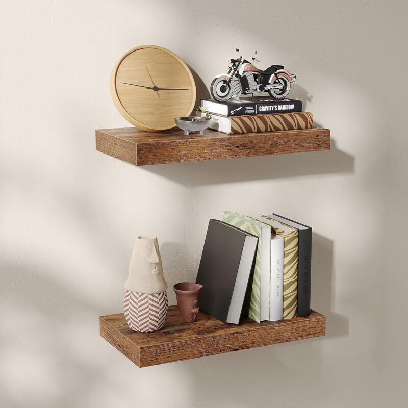 foto del prodotto songmics vasagle mensola da parete, mensola da muro per libri quadri decorazioni cornice foto, 40 x 20 x 3,8 cm, mdf, studio salotto cucina