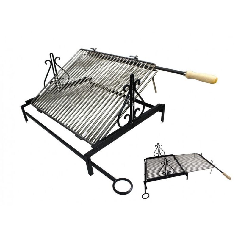 foto del prodotto scab griglia tondino pesante girevole cm 60x50 griglia inox 18 10