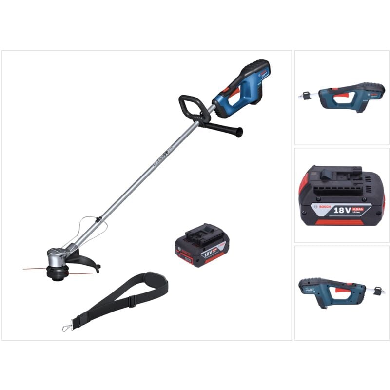 foto del prodotto bosch grt 18v 33 trimmer professionale 18 v 330 mm senza spazzole 1x batteria 4,0 ah senza caricabatterie