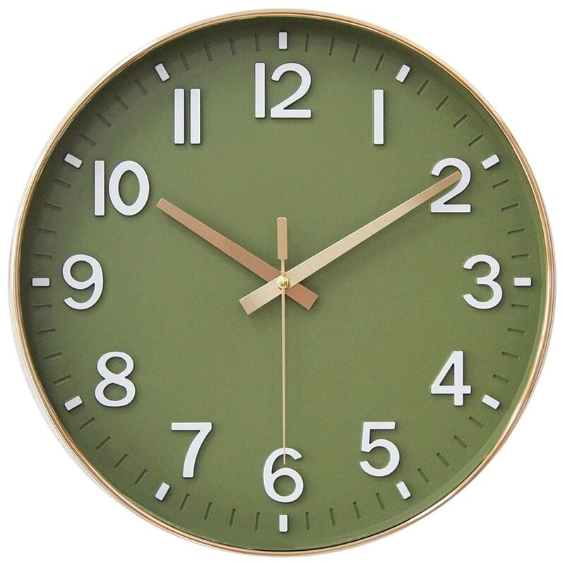 foto del prodotto alovez orologio da parete silenzioso senza ticchettio da 30 cm per soggiorno, camera da letto, cucina, ufficio