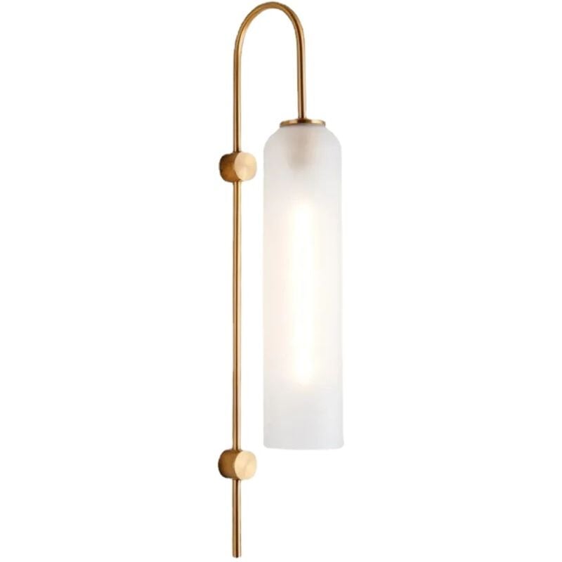 foto del prodotto klok lampada da parete 750x100 mm, 1xe27, bianco, ferro vetro
