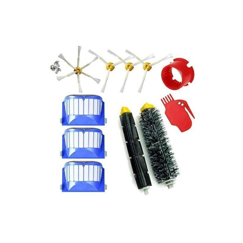 foto del prodotto kit di ricarica crediri per roomba 600 605 610 612 615 616 620 621 630 645 650 651 655 660 665 670 671 675 680 681 685 695 696. confezione da 11