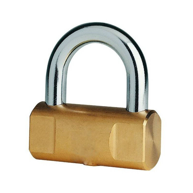 foto del prodotto trade shop traesio lucchetto ad arco corto 60 mm corazzato blocca corona moto bici nautico marino 