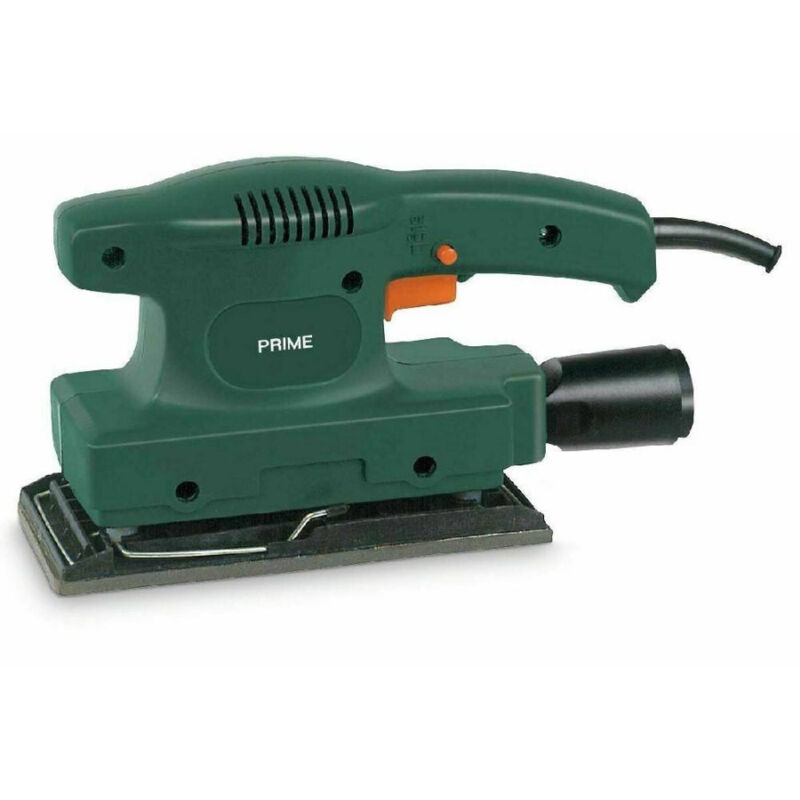 foto del prodotto trade shop traesio levigatrice orbitale elettrica 135 w 90 x 187 mm leviga legno metallo 