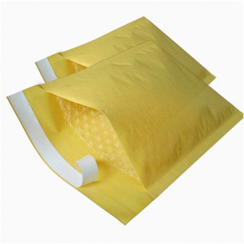 foto del prodotto trade shop traesio busta gialla da lettere imbottita 25x30 postali con pluriball chiusura adesiva 