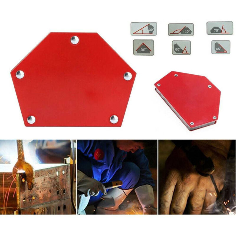 foto del prodotto trade shop traesio squadra magnetica magnete saldatura 30 45 60 75 90 120 75lb 33kg esagonale 