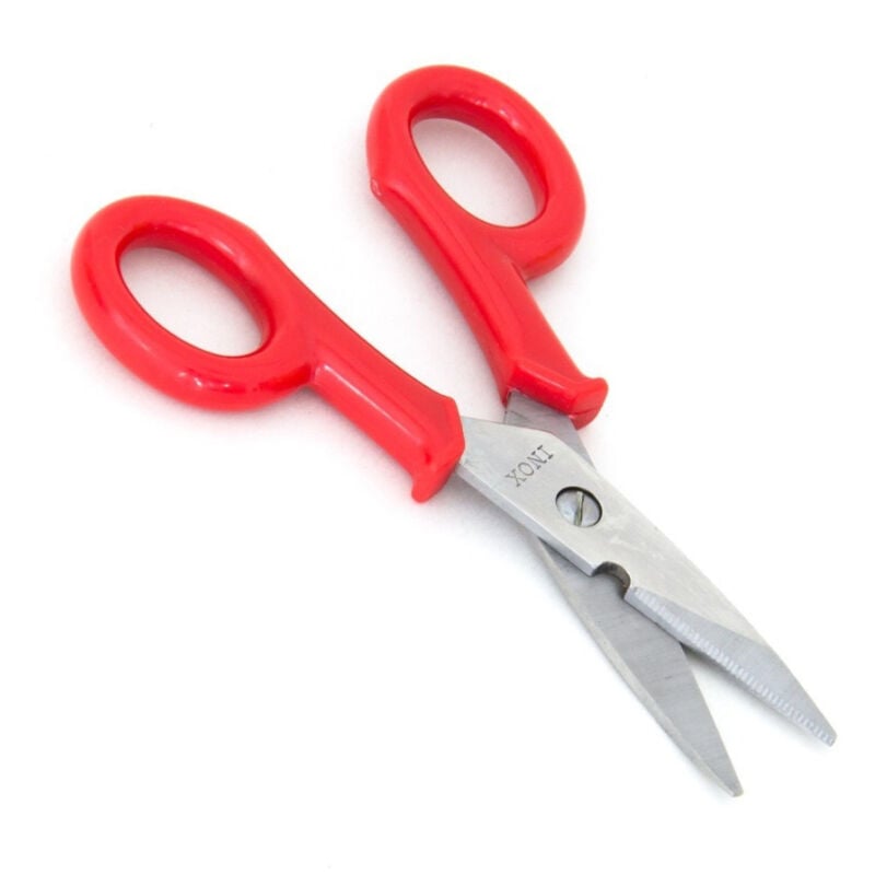 foto del prodotto trade shop traesio forbice forbici spella filo cavo per elettricista taglia cavo lame cromate cavi 
