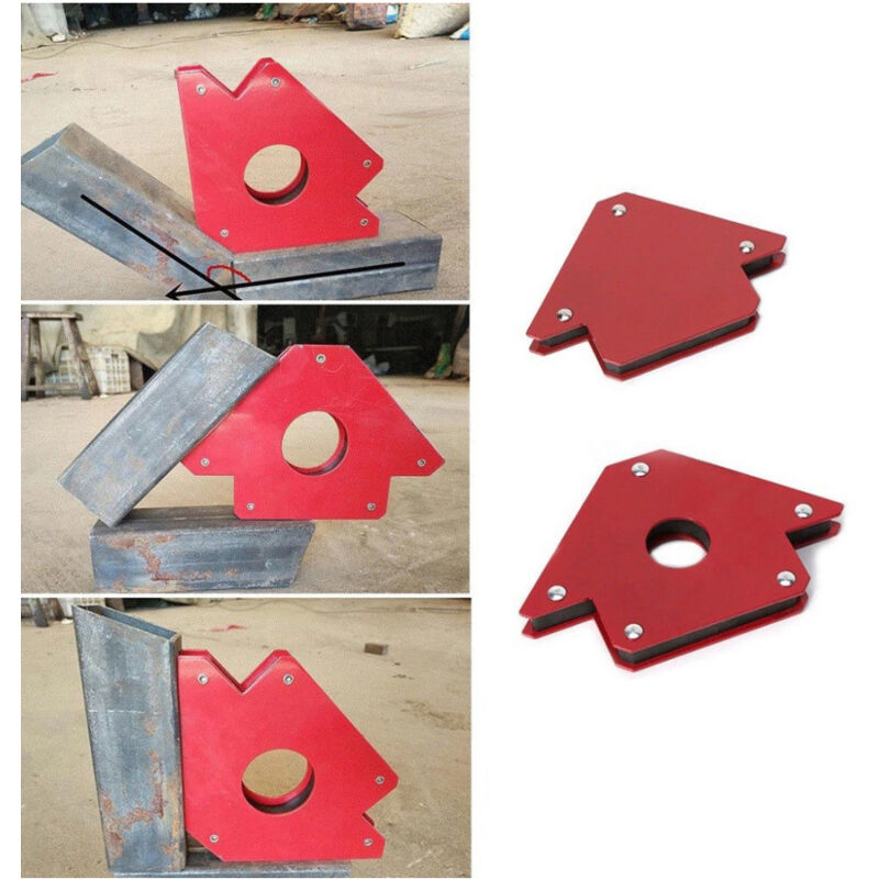 foto del prodotto trade shop traesio magnete magnetico frecce saldatore saldatura angolazioni 45 90 135 25lb 12kg 