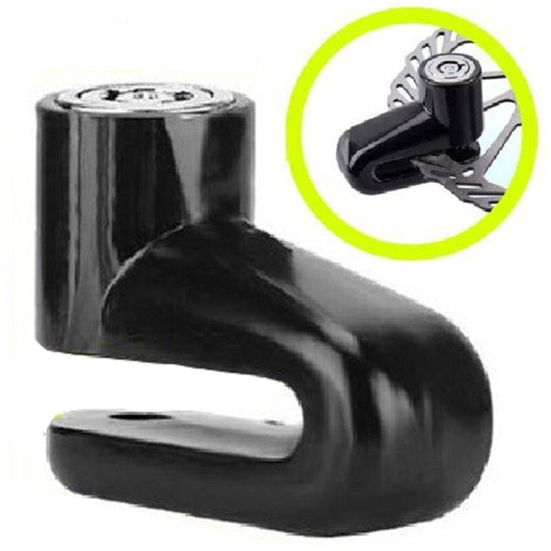 foto del prodotto trade shop traesio wisdom lucchetto blocco per freno a disco antifurto per moto bicicletta chiavi xc 2541 