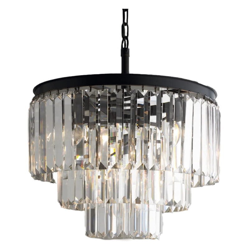 foto del prodotto hereford fall lampadario di cristallo 50cm