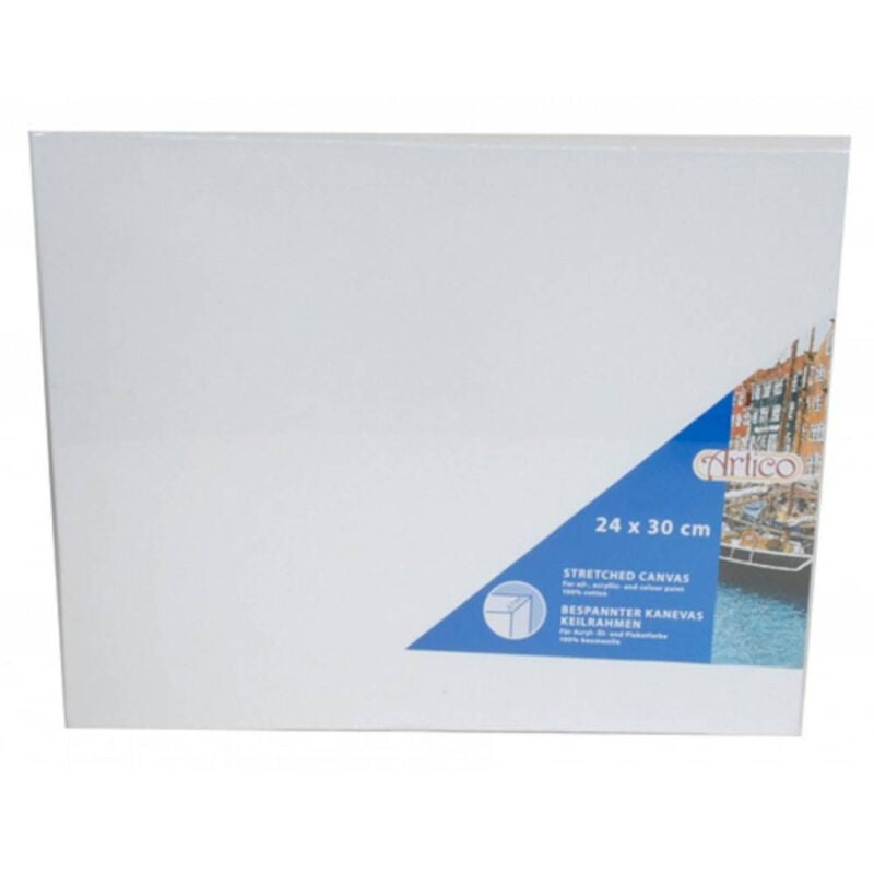 foto del prodotto trade shop traesio tela per pitturare canvas rettangolare 24x30x3,7cm artico disegno arte pittura 