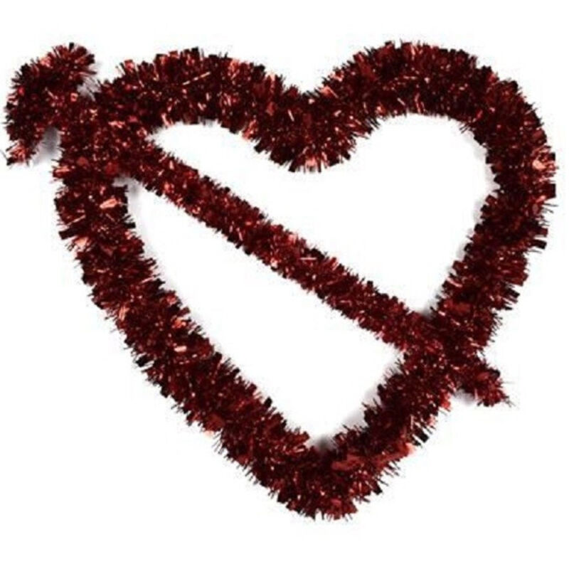 foto del prodotto trade shop traesio cuore rosso con freccia di ghirlanda decorazione san valentino 38 x 34 x 3 cm 