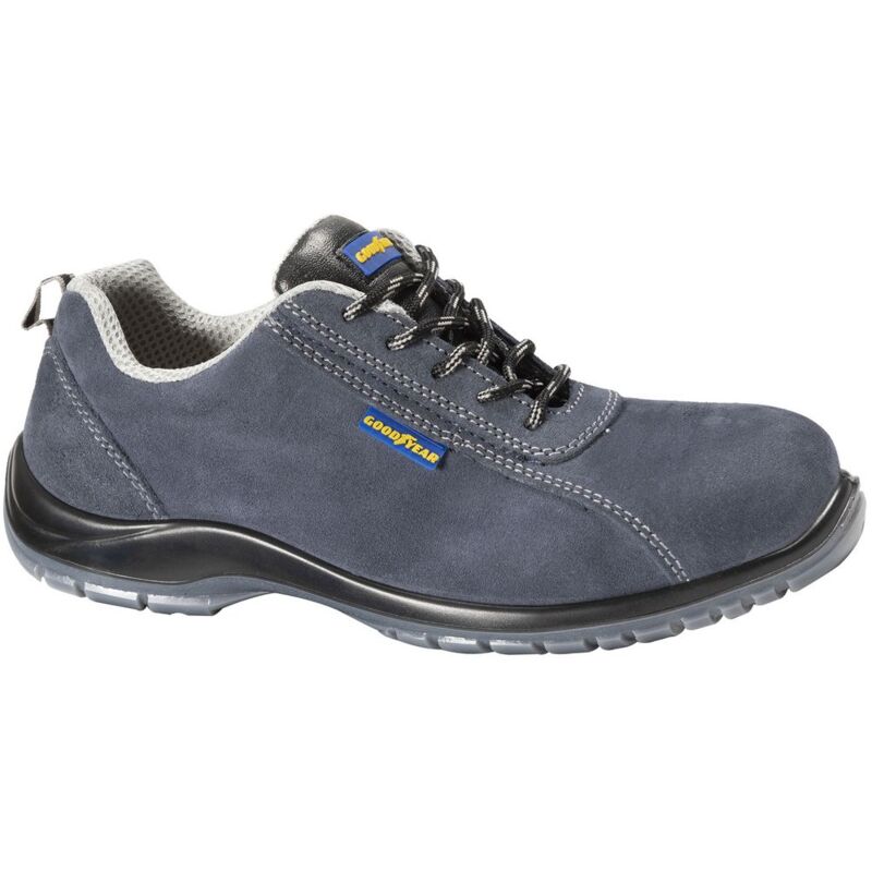 foto del prodotto goodyear scarpe antinfortunistiche s1p in pelle scamosciata blu, scarpe da lavoro taglia 42