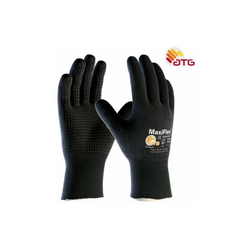 foto del prodotto atg 34 847 guanti maxiflex endurance guanto da lavoro con pallini nylon nitrile
