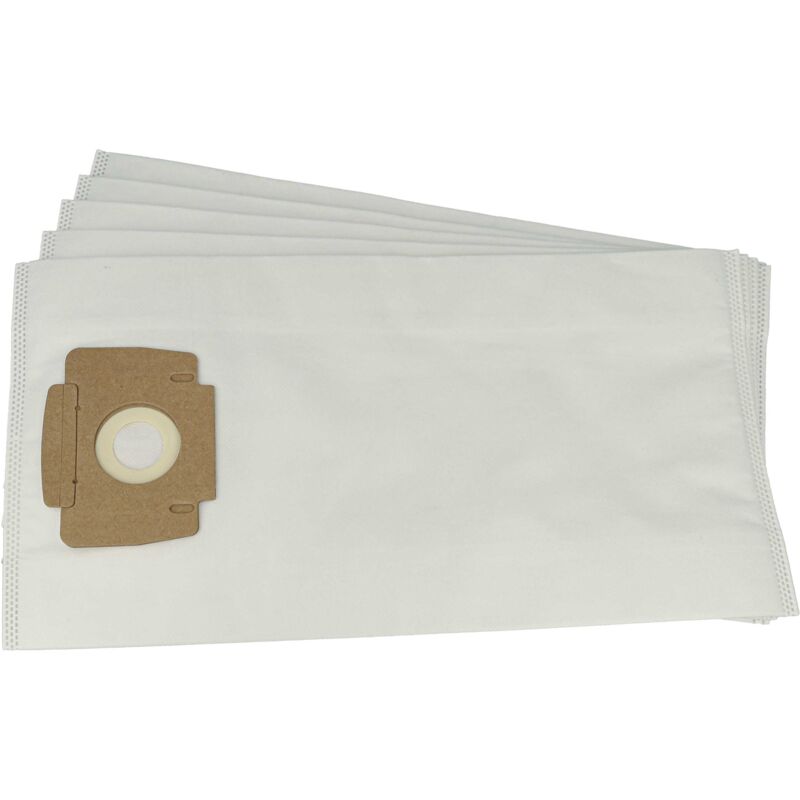 foto del prodotto 5x sacchetto sostituisce hako 7216 per aspirapolvere 45,5cm x 24cm bianco vhbw
