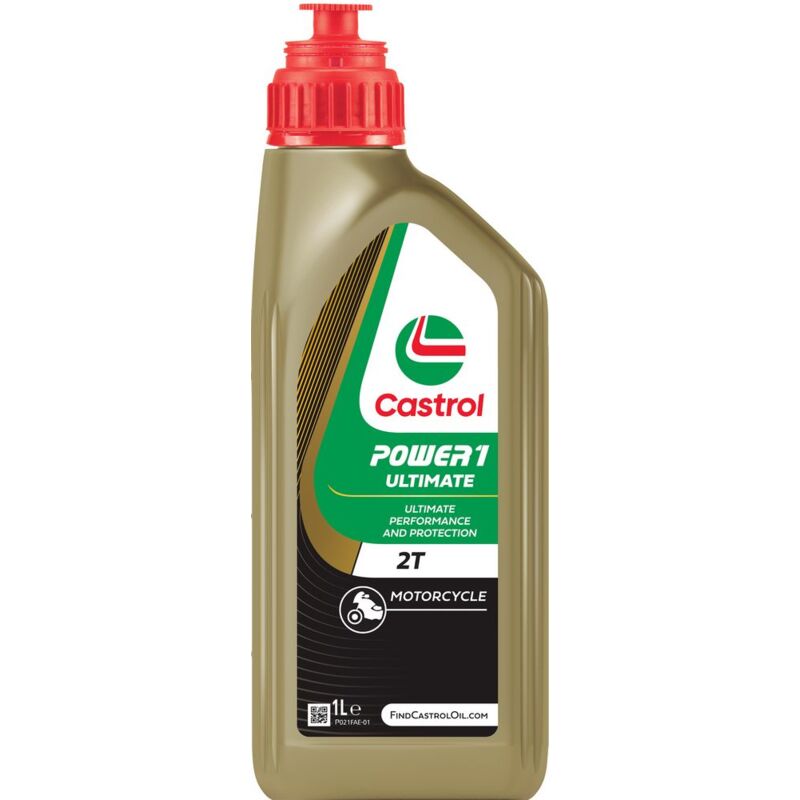 foto del prodotto olio lubrificante sintetico motori moto 2t power 1 racing 1l
