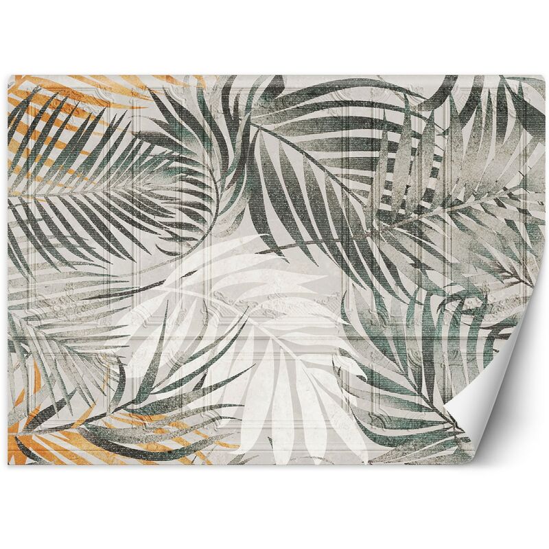 foto del prodotto gbshop carta da parati, foglie di palma tropicale 150x105