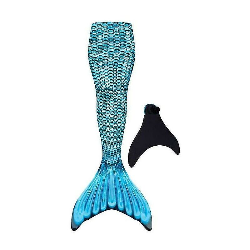 foto del prodotto coda da sirena per adulti rinforzata per il nuoto, monopinna inclusa, blu s