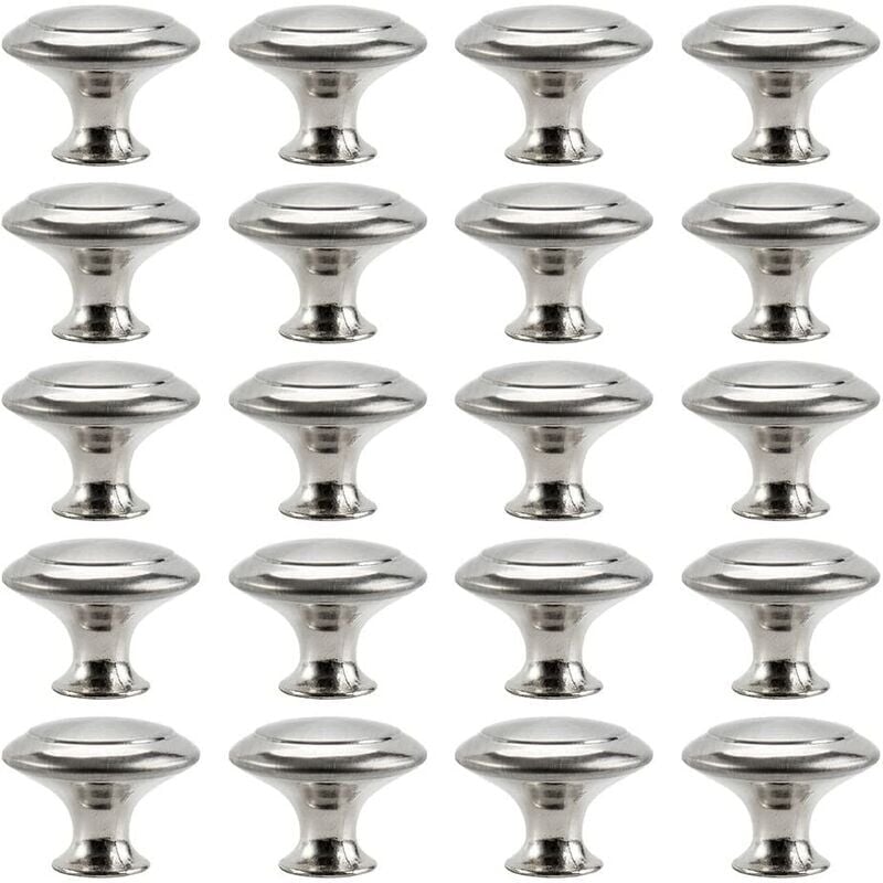 foto del prodotto pomelli per mobili da cucina maniglie per mobili in acciaio inox ante per armadi decorazione per cassetti per armadi guardaroba 20 pezzi 
