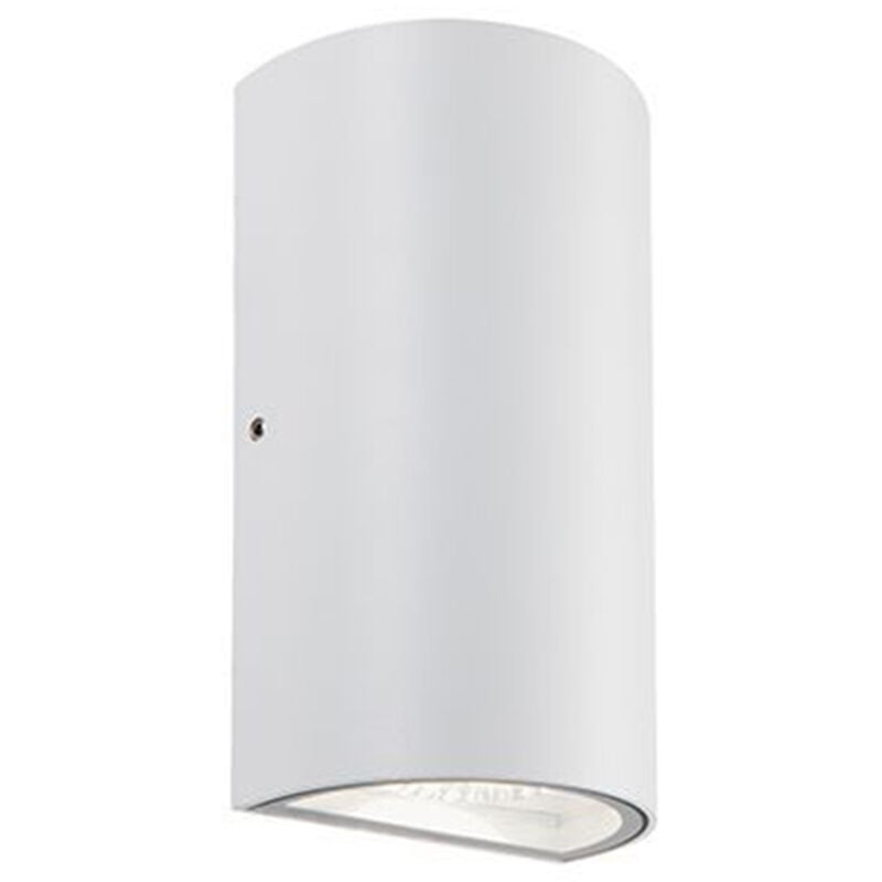 foto del prodotto applique biemissione contemporanea trump alluminio bianco 6 6w led 3000k