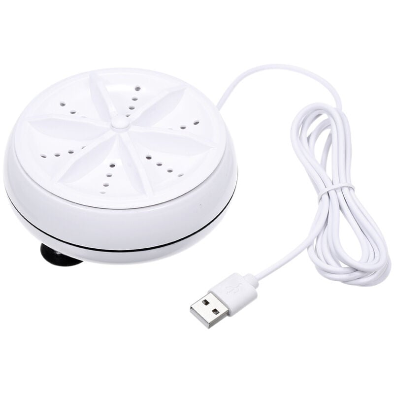 foto del prodotto kzq mini lavatrice e lavastoviglie ultrasonica turbo portatile lavatrice a vasca ultrasonica per bucato personale e lavaggio di verdure piatti