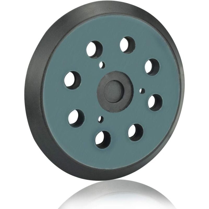 foto del prodotto makita 125mm platorello abrasivo disco abrasivo a 8 fori makita platorello abrasivo da 5 pollici nero 