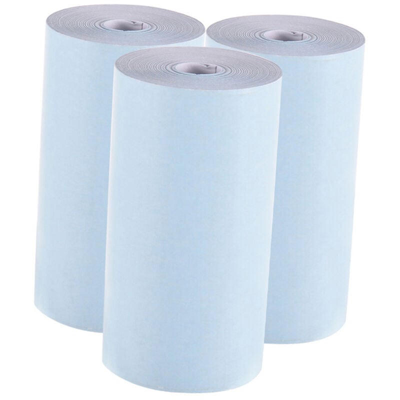 foto del prodotto decdeal rotolo di carta termica a colori, 5730 mm 2,171,18 pollici , stampa di carta fotografica per ricevute di fatture per peripage a6 per