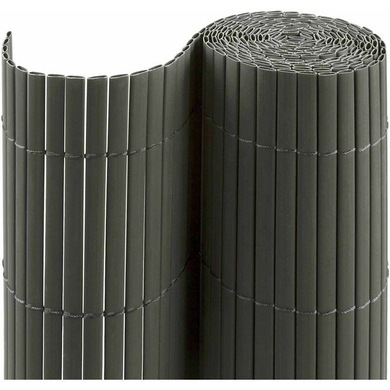 foto del prodotto arella canniccio pvc plastica ovale frangivista m 1,5x3 antracite