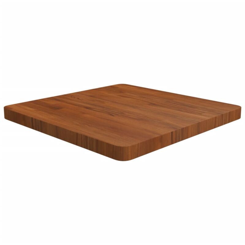 foto del prodotto piano tavolo quadrato marrone scuro 60x60x4cm rovere trattato vidaxl