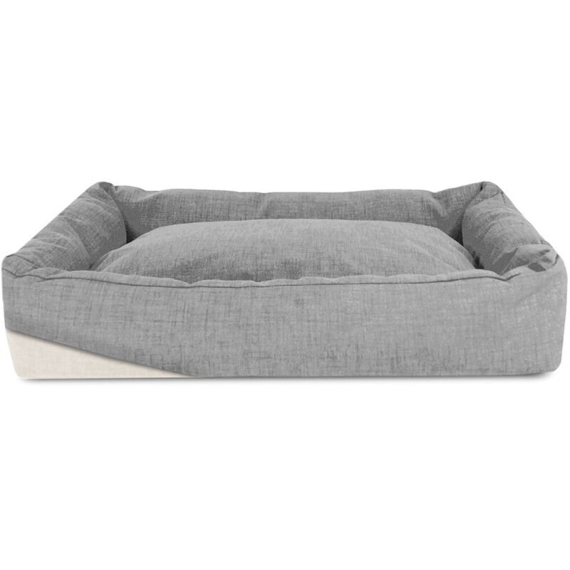 foto del prodotto fodera rivestimento per cuccia grigio per cani e gatti 50 x 35 x 2h cm