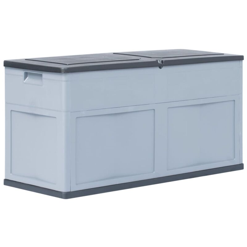 foto del prodotto furniture limited baule da giardino 320 l grigio nero