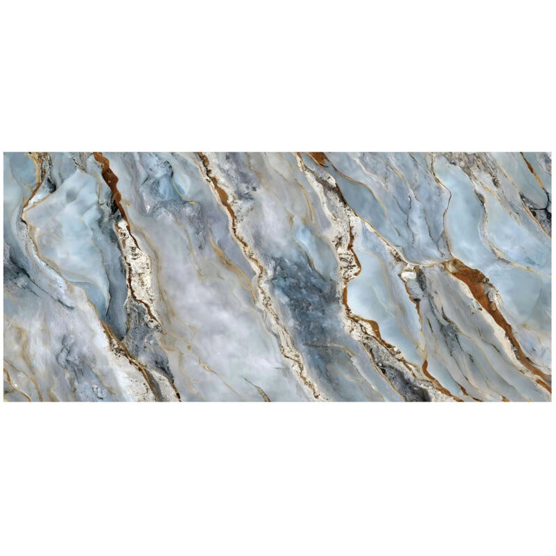 foto del prodotto trade shop traesio pannello adesivo effetto marmo perlato venato 120x300cm pareti paraschizzi stanza 