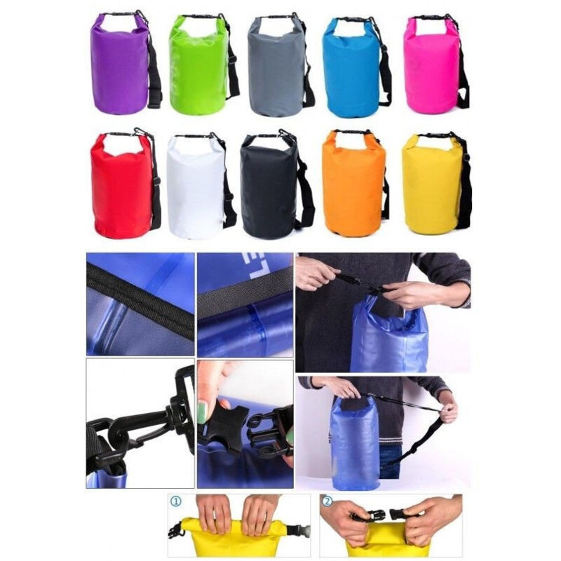 foto del prodotto trade shop traesio borsa sacco frigo sacca stagna waterproof impermeabile mare barca 5 litri 