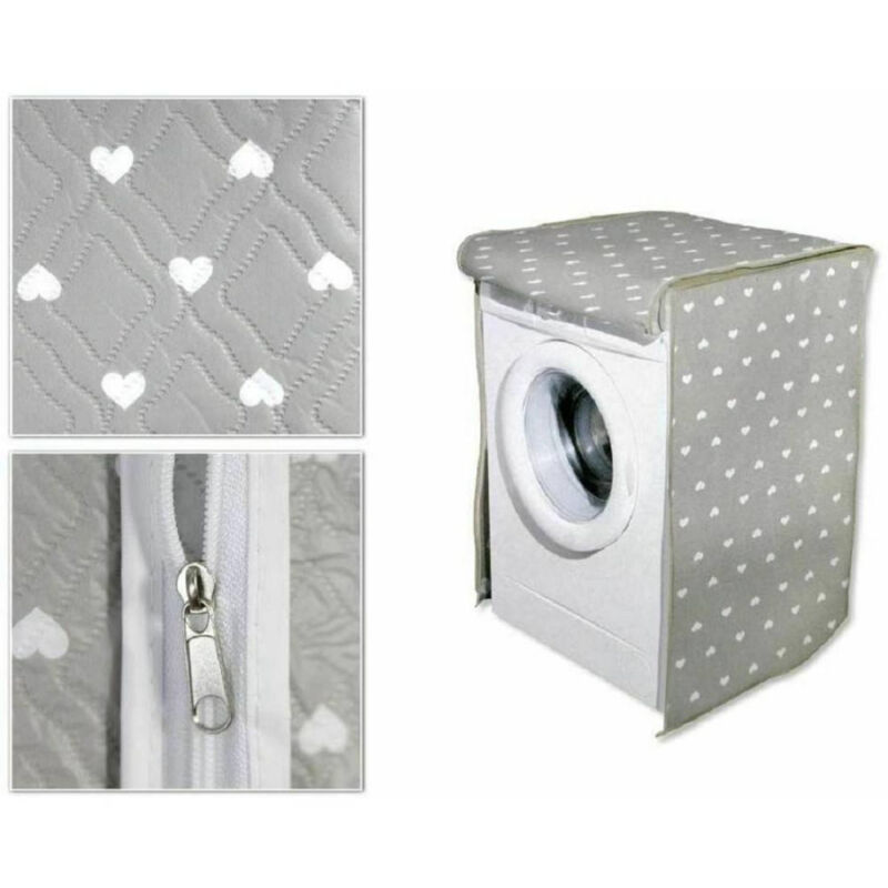 foto del prodotto telo copri lavatrice copertura fantasia universale trapuntato 63 x 58 x 85 cm trade shop traesio