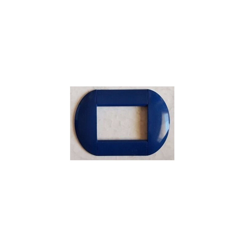 foto del prodotto trade shop traesio placca placche placchette compatibili living international light bombate bticino blu scuro 3 fori 