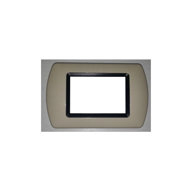 foto del prodotto trade shop traesio placchette placche in abs compatibili per serie living international placca cappuccino 4 fori 