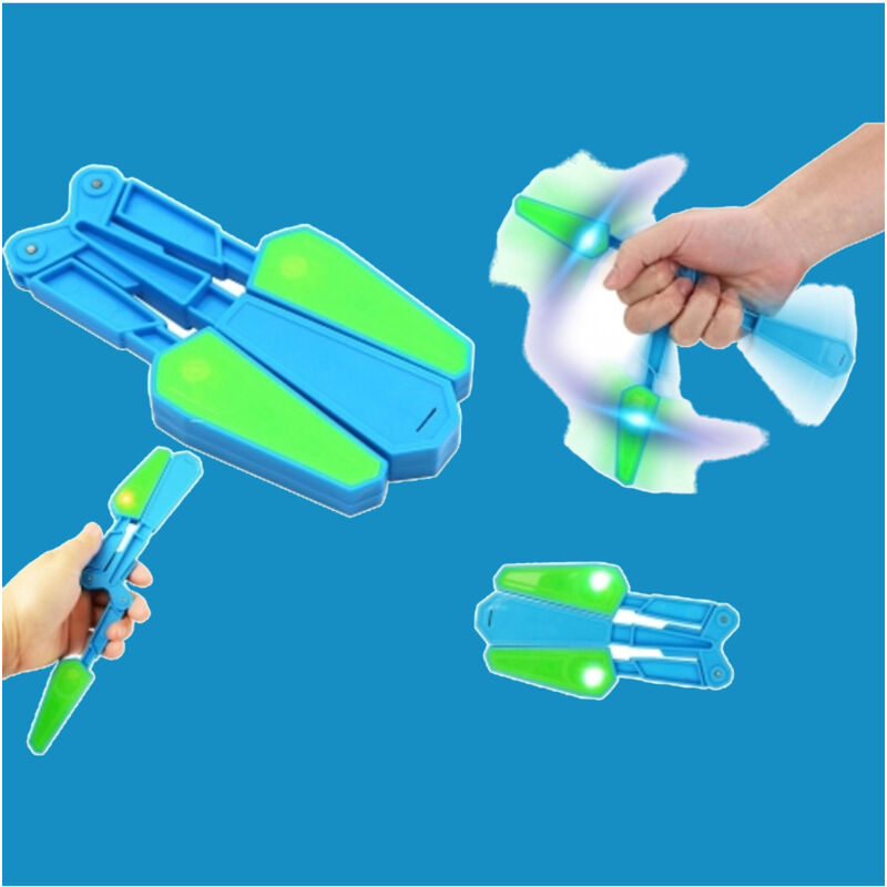foto del prodotto flip spinner portatile led luci mano 3d giocattolo anti stress adulto finz trade shop traesio