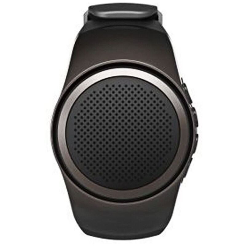 foto del prodotto trade shop traesio orologio bluetooth altoparlante cinturino sport wireless mini speaker vivavoce 