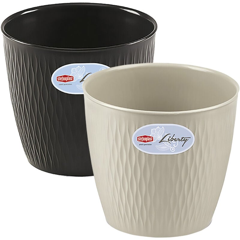 foto del prodotto vaso tondo liberty 25 x h.23 bianco