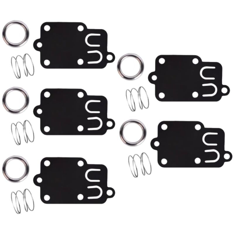 foto del prodotto kzq kit guarnizione diaframma carburatore da 5 pezzi per motori briggs stratton da 2 hp a 5 hp 270026 272538 272538s 272637 4157 4168 5021 5021k