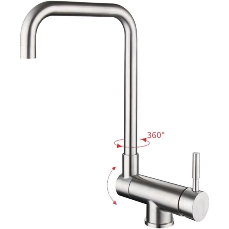 foto del prodotto kzq rubinetto da cucina pieghevole, rubinetto per lavandino pieghevole, rubinetti da cucina nascosti, rubinetto da cucina per lavello da finestra